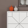 Hanah Home Consola Dune - Blanco